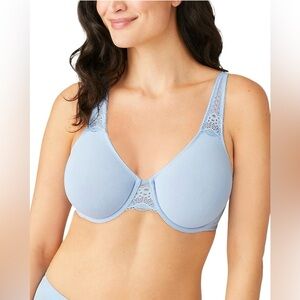 Wacoal Soft Embrace Underwire Bra 851211 Light Blue 32D